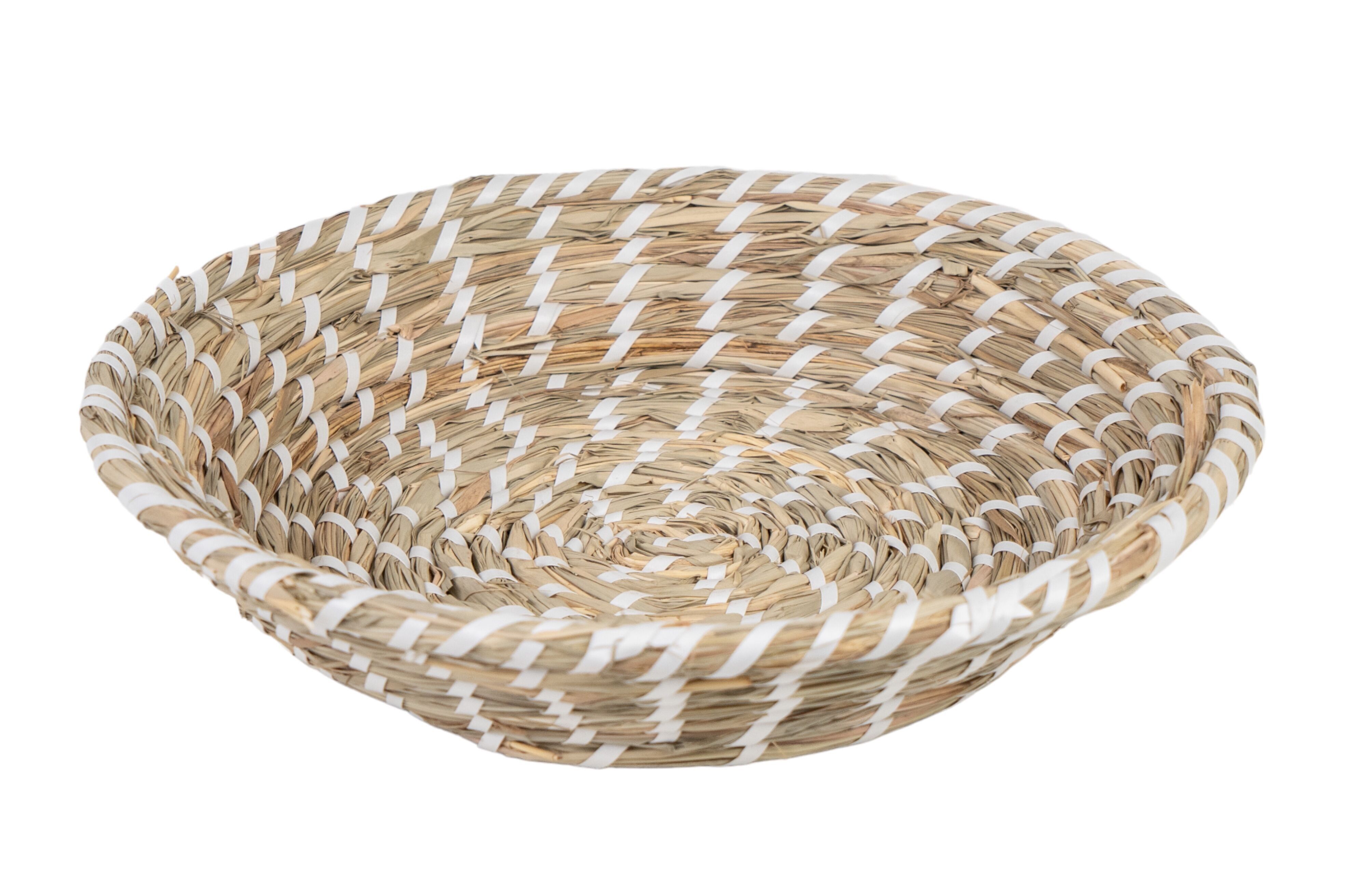 PANIER EN FIBRES NATURELLES BEIGE HM843743