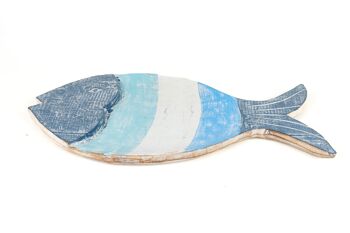 CENTRE POISSON COULEURS BLEU 30X20X3CM HM47596 1