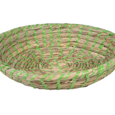 CESTO IN FIBRA NATURALE VERDE HM843741