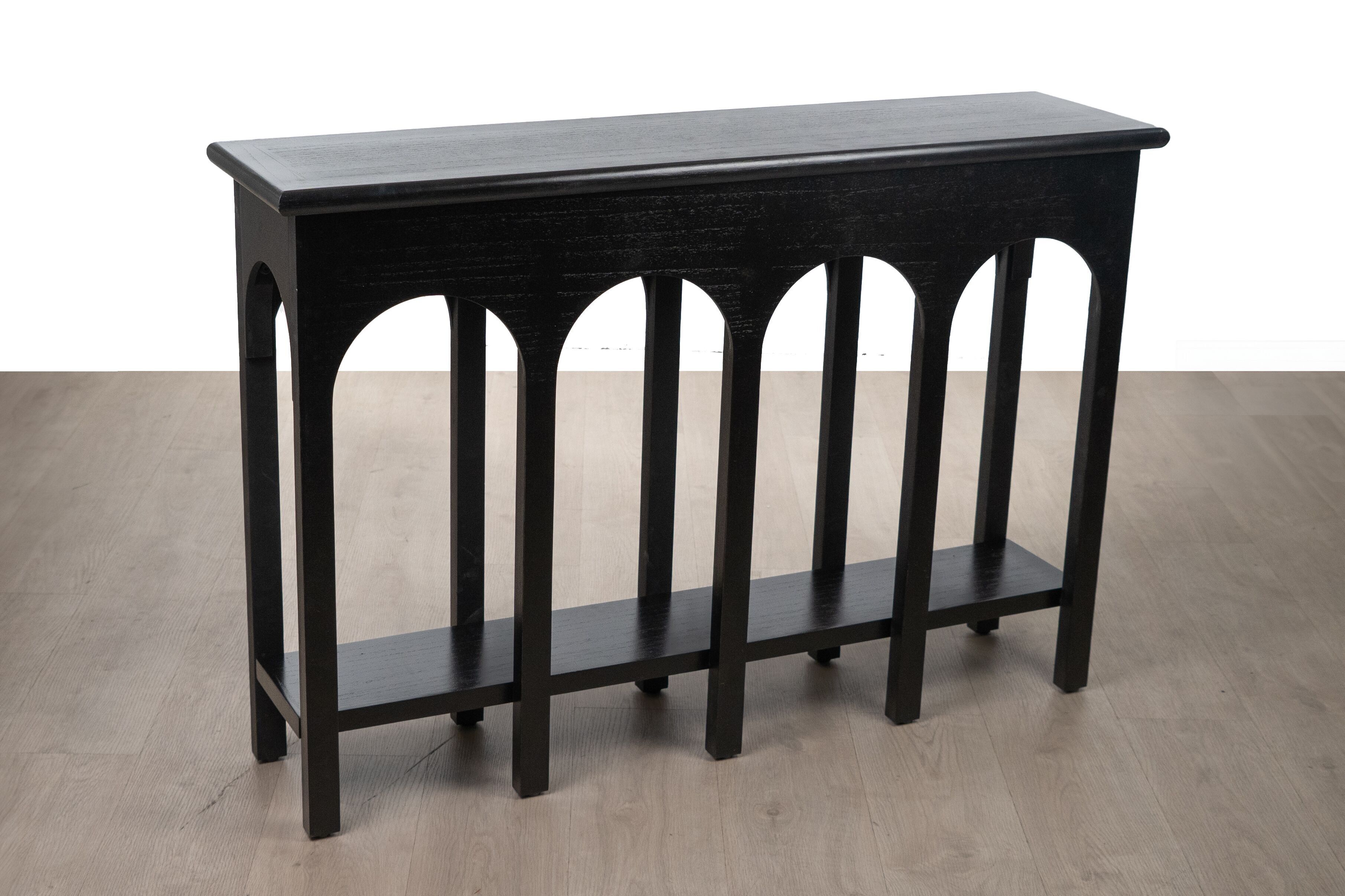 CONSOLE IN LEGNO PAULONIA NERO HM836