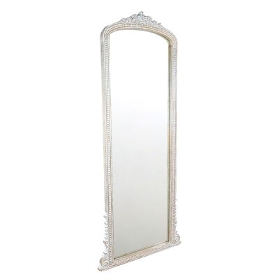 MIROIR BOIS MANGUIER NATUREL/BLANC HM3010