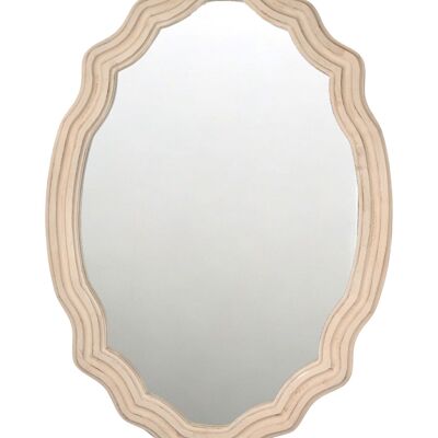 MIROIR BOIS BEIGE HM17420