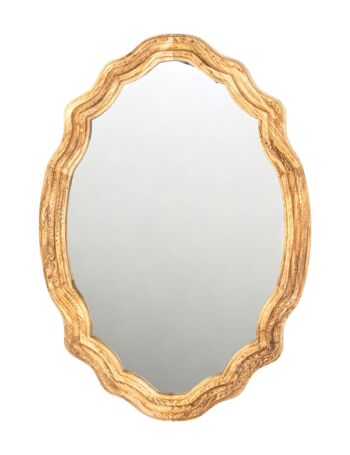 MIROIR EN BOIS NATUREL HM17418