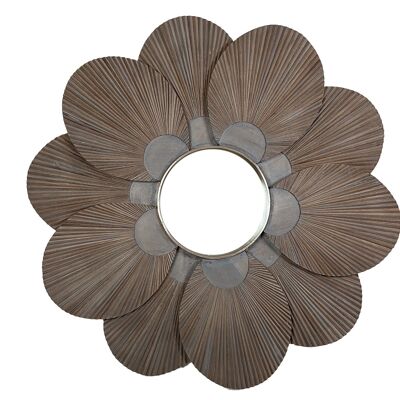 MIROIR EN BOIS DC. FLEUR HM121015