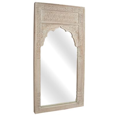 MIROIR PAGODE MANCHE BOIS HM181033