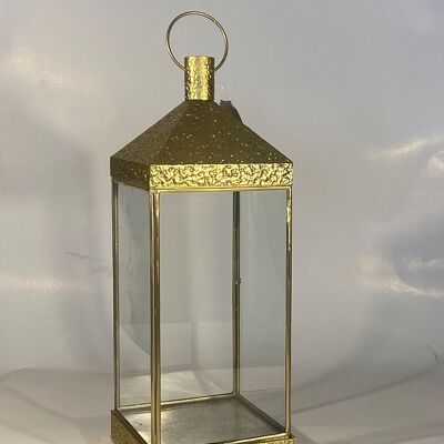 ANTIQUE FLOOR METAL LANTERN HM621