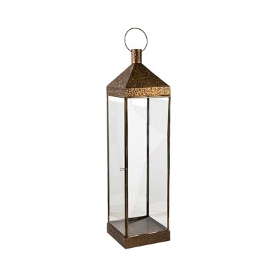 FAROL METAL SUELO ANTIQUE 20X20X65CM HM620