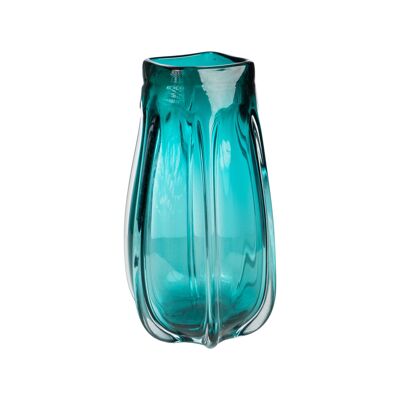 TURQUOISE GLASS VASE HM843759