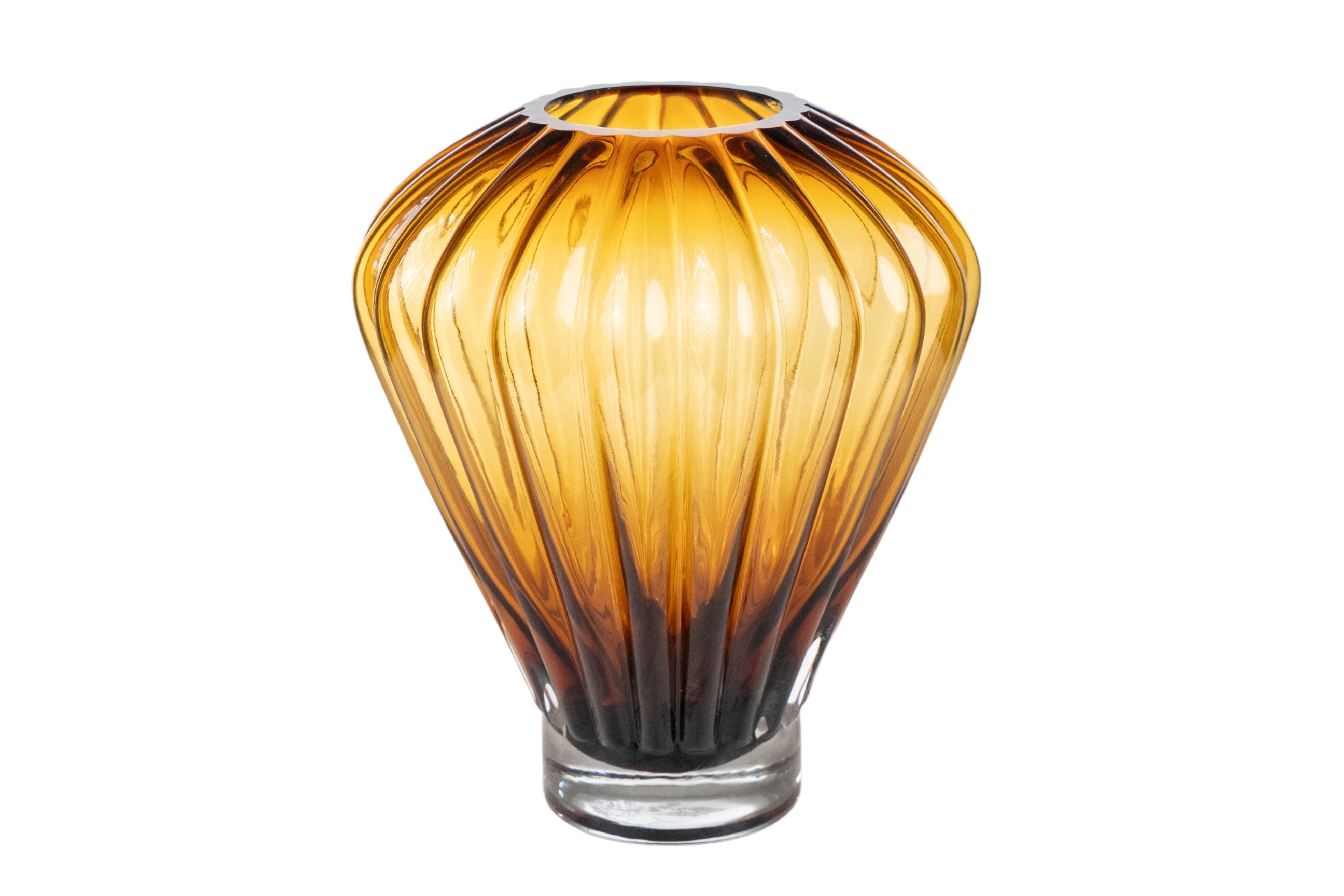 BERNSTEIN GESTREIFTE GLASVASE HM843701