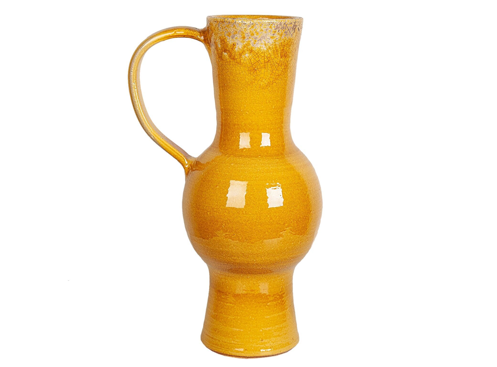 SENFFARBIGE KERAMIKVASE HM31102