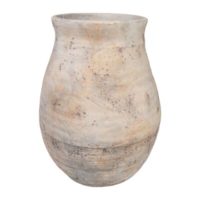 TERRACOTTA WIDE MOUTH VASE HM24