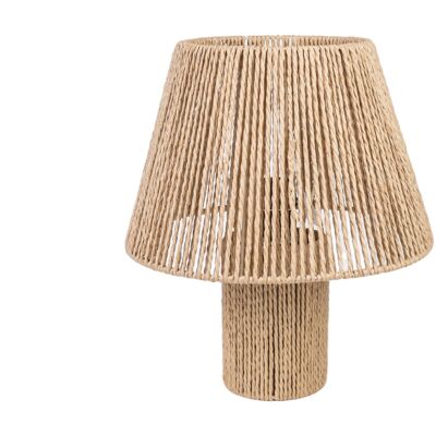 LAMP WITH BEIGE ROPE SCREEN HM843602