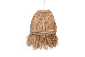 LAMPE RAPHIA NATUREL 40X40X50CM HM47541