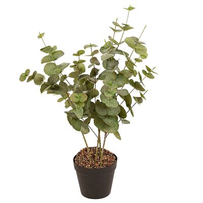 POT DE FEUILLES D'EUCALYPTUS ARTIFICIELLES HM92373