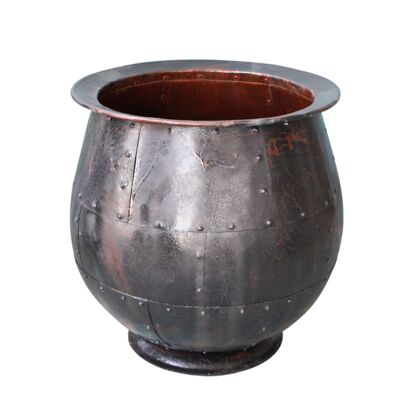 BLACK METAL PLANTER HM1832