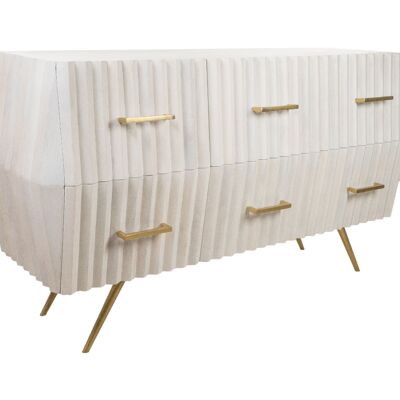 MEUBLE EN BOIS MANGUI 6 TIROIRS HM121042