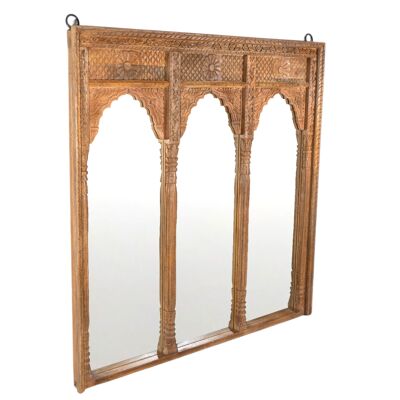 PANEL 3 CARVED WOOD MIRRORS HM1845