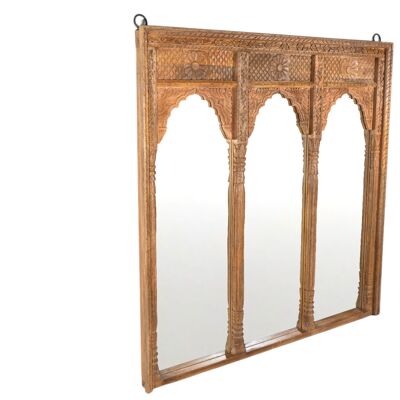 PANEL 3 CARVED WOOD MIRRORS HM1845