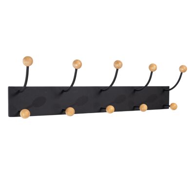 PINE WOOD/METAL WALL HANGER 13X66X19CM HM840