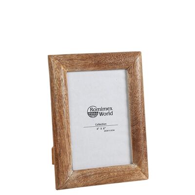 WOODEN PHOTO FRAME 10X15X1CM HM31102710