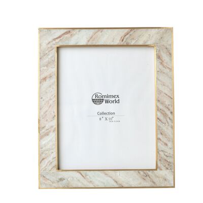 WOOD/MARBLE/METAL PHOTO FRAME 20X25X0CM HM31104720