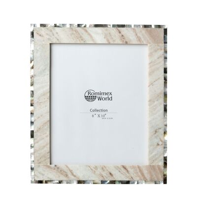 MARBLE/MOTHER OF PEARL PHOTO FRAME 20X25X0CM HM31104620