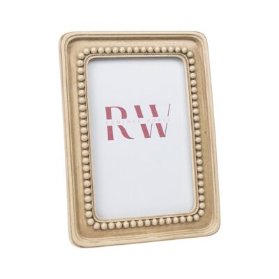 BEIGE RESIN PHOTO HOLDER HM10610