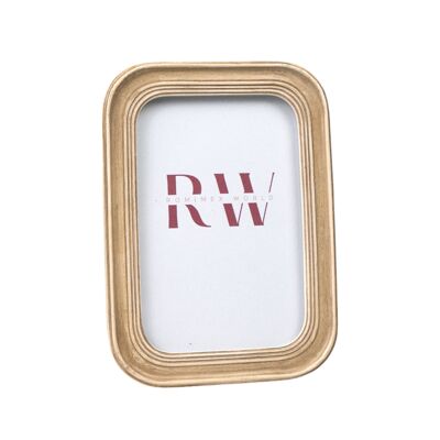 BEIGE RESIN PHOTO FRAME 10X2X15CM HM10710