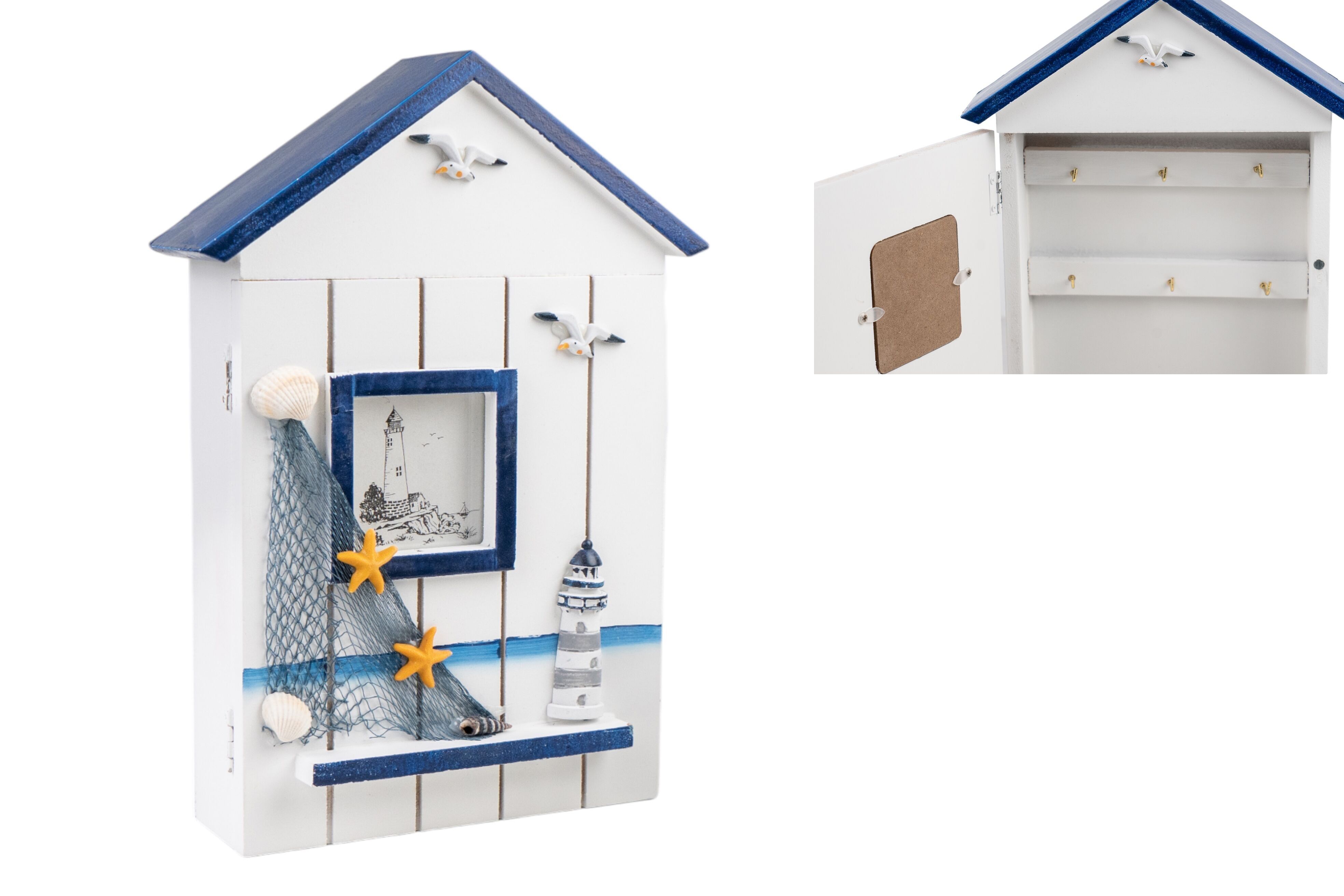 PORTACHIAVI CASA IN LEGNO HM843607