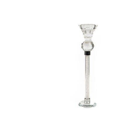 GLASS CANDLE HOLDER HM843618