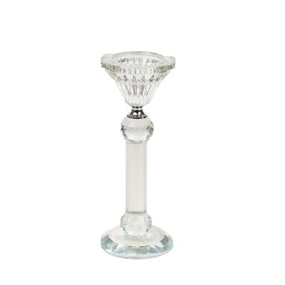 GLASS CANDLE HOLDER HM843625