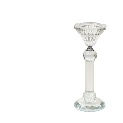 GLASS CANDLE HOLDER HM843625