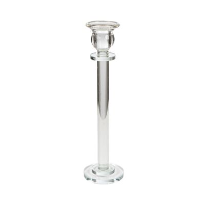 GLASS CANDLE HOLDER 5X5X27CM HM843630