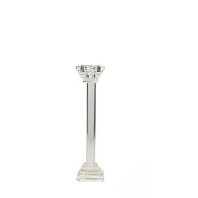 GLASS CANDLE HOLDER 6X6X17CM HM843637