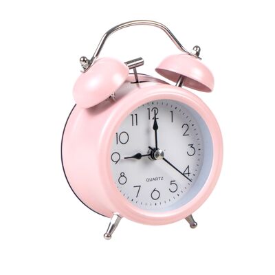 RELOJ C/ALARMA METAL 9X5X13CM HM843813