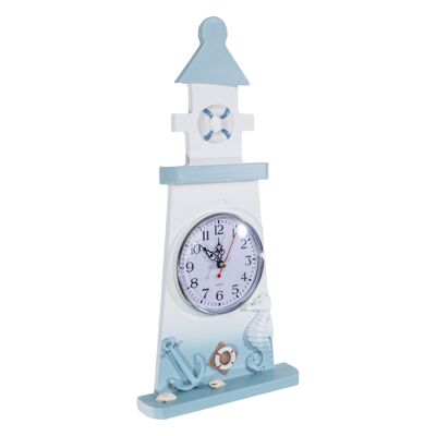 RELOJ PARED FAROL MADERA 19X2X40CM HM843547