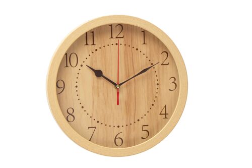 RELOJ PARED COLOR MADERA HM843815