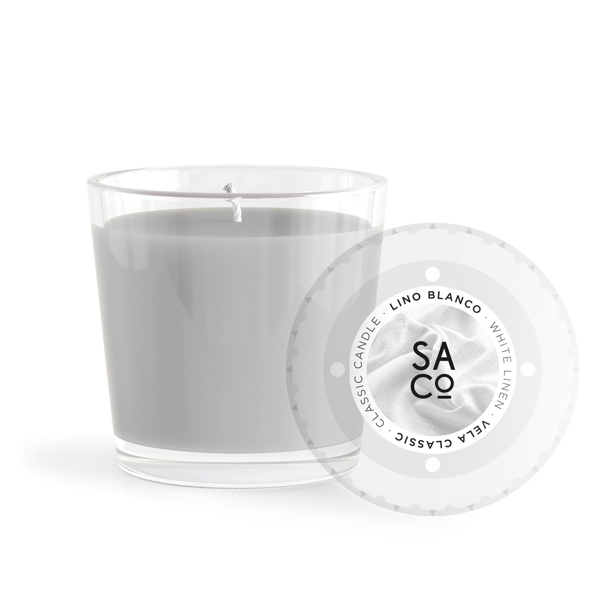 Candela CLASSIC in lino bianco HM01792