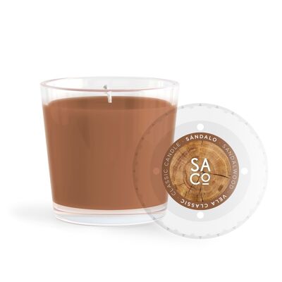 CLASSIC Sandalwood Candle 9X9X9CM HM01791