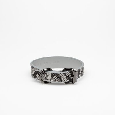 Snake Leather Collar-XS Thin