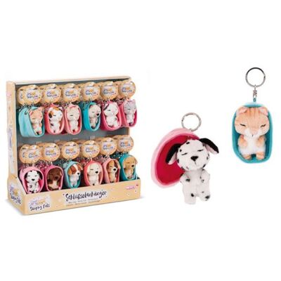 Sleeping Pets Keychain