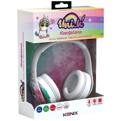 Auriculares con cable para juegos Unicornio