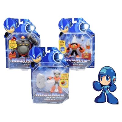 Figura Mega Man completamente cargada