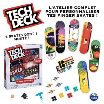 Coffret Bonus Skateboard Tech Deck X–Connect 3