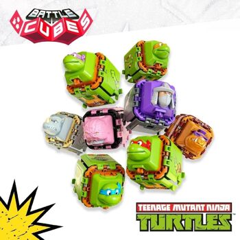 Battle Cubes Tortues Ninja Pack de 2 2