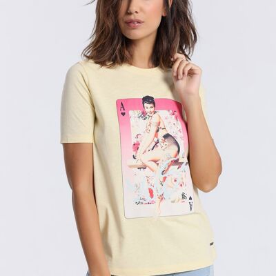 LOIS JEANS - Short sleeve paper print t-shirt |133051