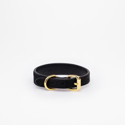 Panther Lederhalsband-XS Thin