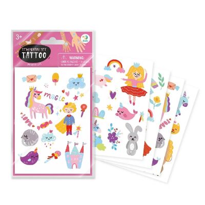 Tatuaggi temporanei per bambini Princess Life