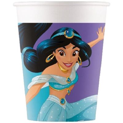 Disney Princess 8 bicchieri di carta da 200 ml