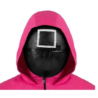 Squid Game Style Square Fencing Mask